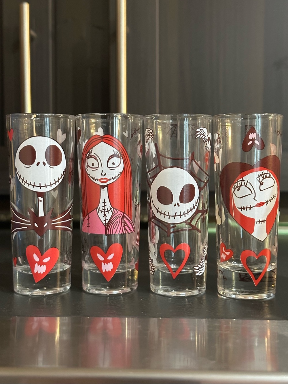 Nightmare Before Christmas shot glasses - Set of 4